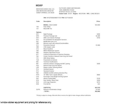 Certified 2022 Mercedes-Benz E 350 Sedan image 27