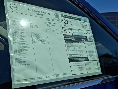 New 2026 Nissan Pathfinder SV image 11