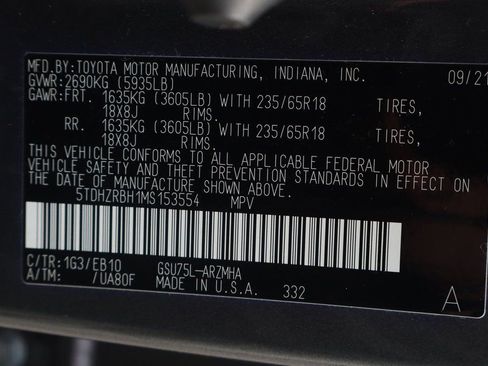 Used 2021 Toyota Highlander XLE image 55