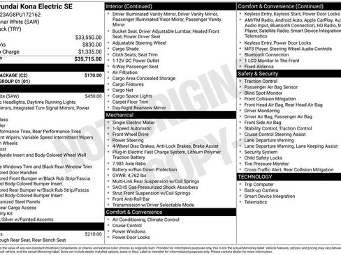 Used 2023 Hyundai Kona SE w/ Cargo Package FWD image 40