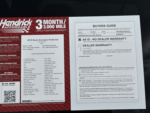 Used 2019 Buick Envision Preferred image 36