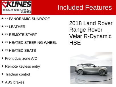 Used 2018 Land Rover Range Rover Velar R-Dynamic HSE