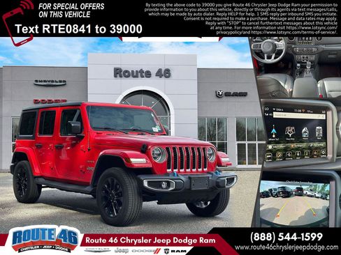 Used 2022 Jeep Wrangler Unlimited Sahara w/ Cold Weather Group image 1
