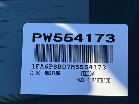 Used 2021 Ford Mustang Mach 1 w/ Equipment Group 700A image 56