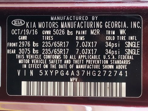 Used 2017 Kia Sorento FWD w/ LX Convenience Package image 33