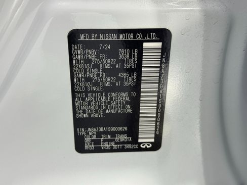 Used 2025 INFINITI QX80 Luxe image 49