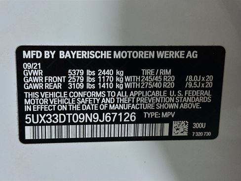 Used 2022 BMW X4 xDrive30i w/ M Sport Package image 38