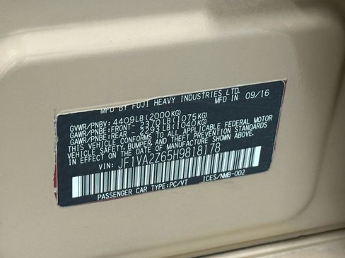 Used 2017 Subaru WRX STI Limited w/ Popular Package #1 image 52