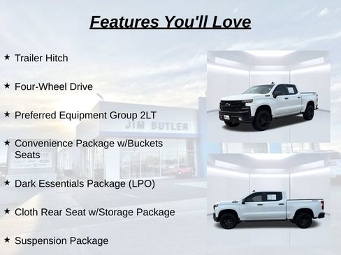 Used 2022 Chevrolet Silverado 1500 LT Trail Boss w/ LPO, Dark Essentials Package AWD/4WD image 15