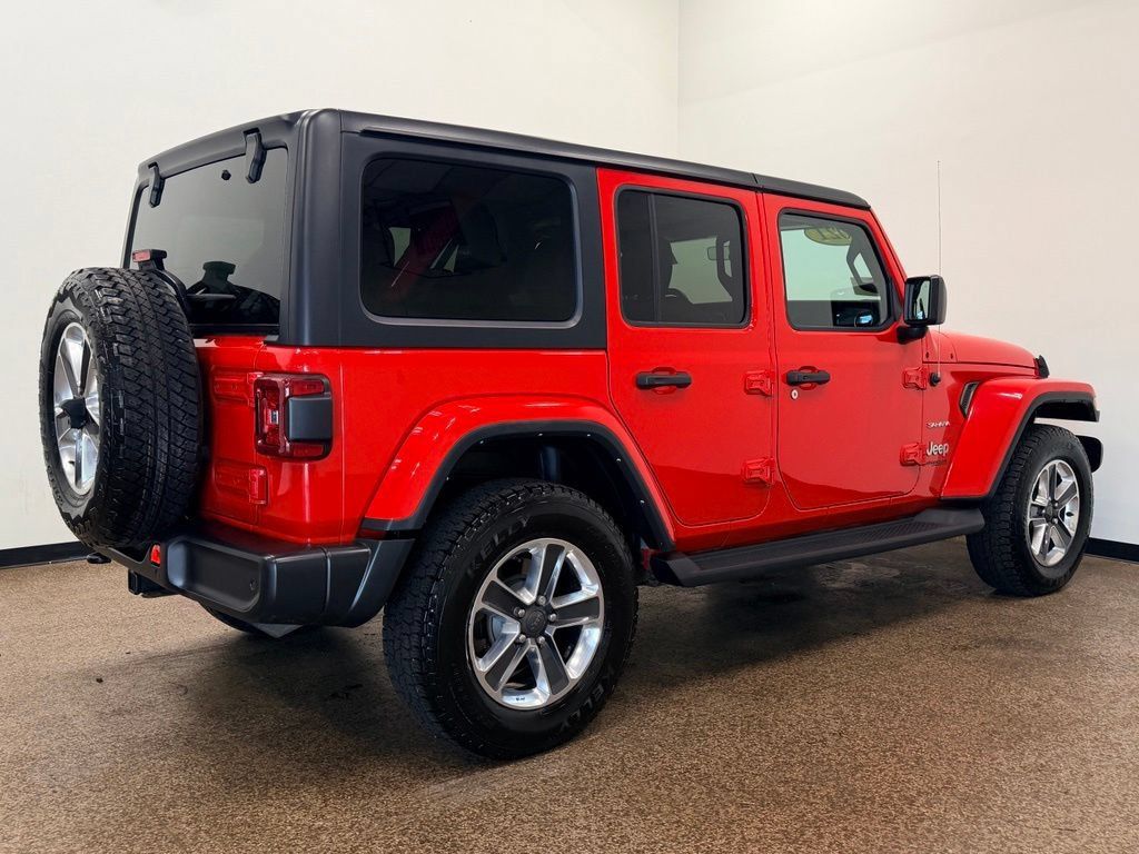 Used 2021 Jeep Wrangler Unlimited Sahara w/ Uconnect 4C Nav & Sound Group AWD/4WD image 7
