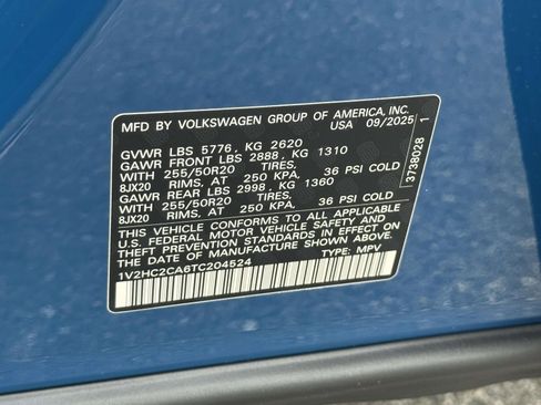 New 2026 Volkswagen Atlas Cross Sport SE image 16