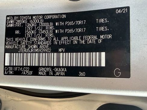 Used 2021 Toyota 4Runner TRD Off-Road Premium AWD/4WD image 24