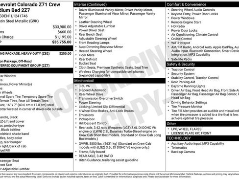Used 2020 Chevrolet Colorado Z71 RWD image 4