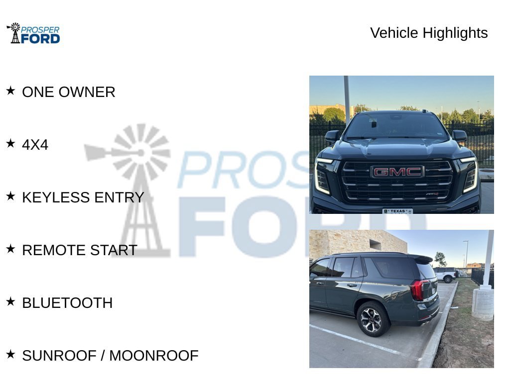 Used 2025 GMC Yukon AT4 Ultimate AWD/4WD image 5