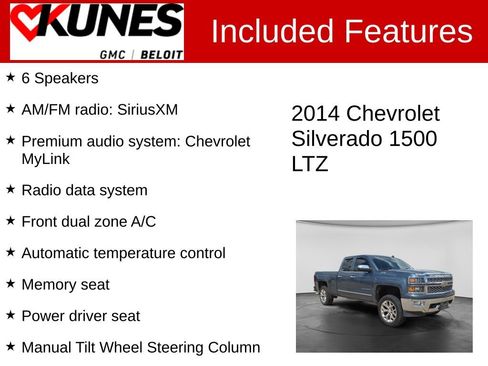 Used 2014 Chevrolet Silverado 1500 LTZ w/ LTZ Plus Package AWD/4WD image 3