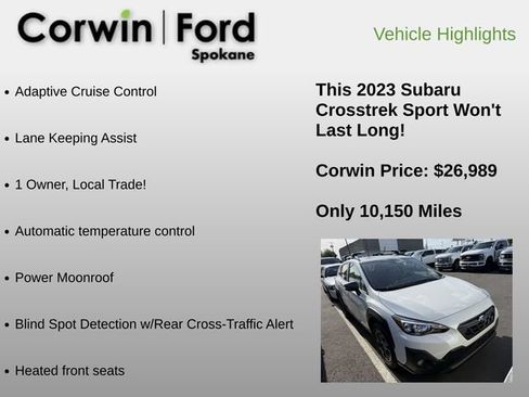 Used 2023 Subaru Crosstrek 2.5i Sport AWD/4WD image 6