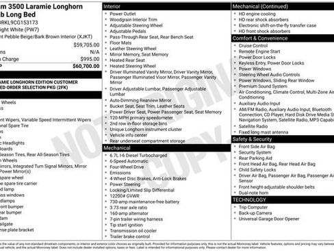 Used 2012 RAM 3500 Laramie Longhorn AWD/4WD image 6