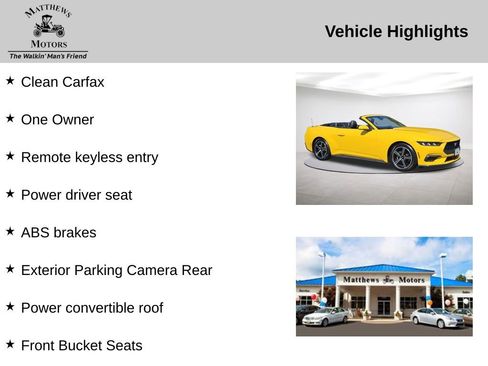 Used 2024 Ford Mustang Convertible image 14