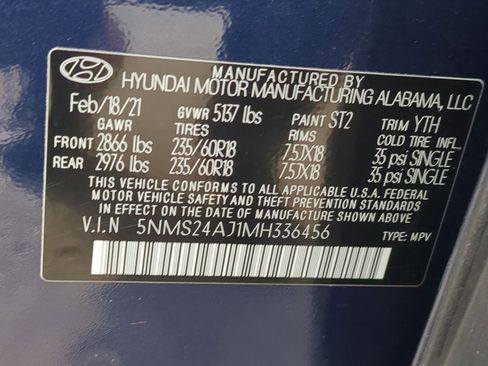 Used 2021 Hyundai Santa Fe SEL image 34