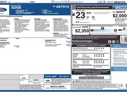 Used 2024 Ford Edge SEL AWD/4WD image 5