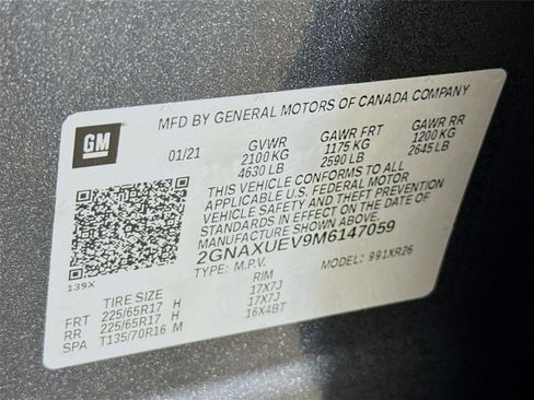 Used 2021 Chevrolet Equinox LT AWD/4WD image 32
