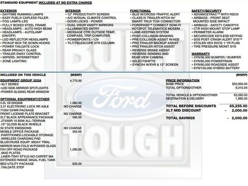 Used 2024 Ford F150 XLT w/ Equipment Group 302A MID AWD/4WD image 2