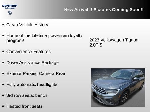 Used 2023 Volkswagen Tiguan S w/ Driver Assistance Package FWD image 6