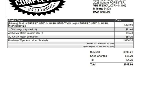 Used 2023 Subaru Forester Wilderness image 11