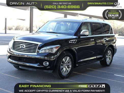 Used 2014 INFINITI QX80 4WD w/ Deluxe Touring Package image 3