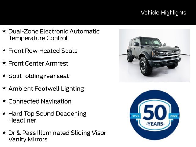 Certified 2024 Ford Bronco Big Bend w/ Sasquatch Package AWD/4WD image 16
