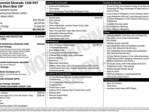 Used 2023 Chevrolet Silverado 1500 RST AWD/4WD image 3