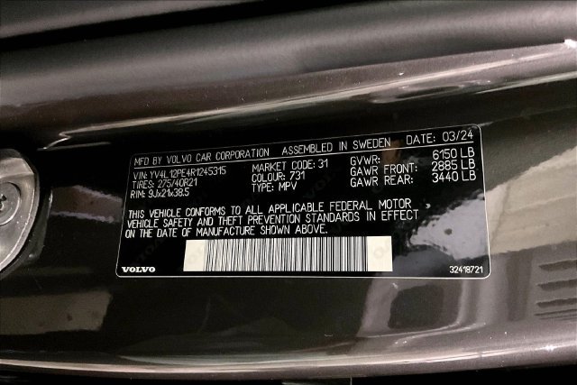 Certified 2024 Volvo XC90 B5 Plus w/ Protection Package AWD/4WD image 39