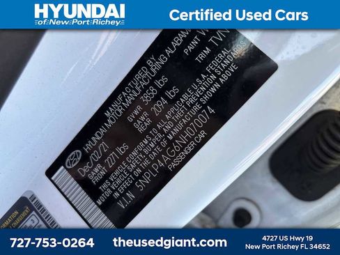 Certified 2022 Hyundai Elantra Limited image 14