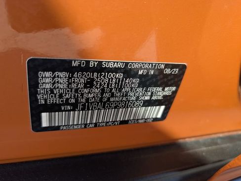 Used 2023 Subaru WRX Limited AWD/4WD image 37