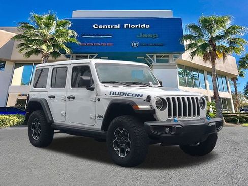 Used 2022 Jeep Wrangler Unlimited Rubicon 4xe w/ Cold Weather Group image 2