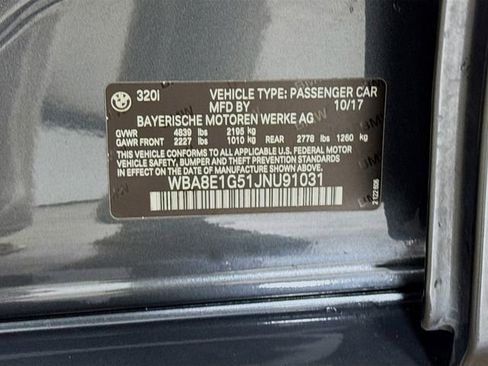 Used 2018 BMW 320i 320i w/ Convenience Package image 33