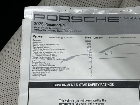 New 2025 Porsche Panamera 4 image 55