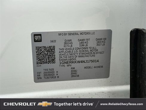 Certified 2022 Chevrolet Traverse Premier w/ Redline Edition image 44