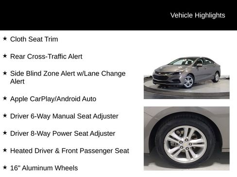 Used 2018 Chevrolet Cruze LT w/ Convenience Package image 25
