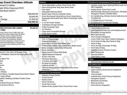 New 2026 Jeep Grand Cherokee Altitude AWD/4WD image 28