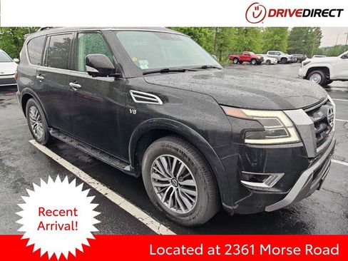 Used 2021 Nissan Armada SL w/ Captain's Chairs Package AWD/4WD image 1