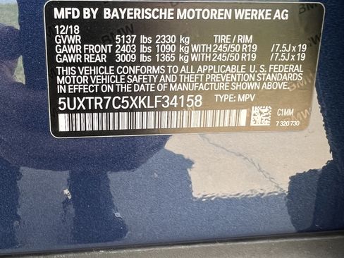Used 2019 BMW X3 sDrive30i w/ Executive Package RWD image 37