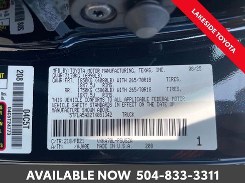 Certified 2026 Toyota Tundra SR5 image 36