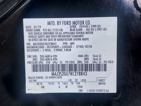 Used 2019 Ford EcoSport SE w/ SE Convenience Package FWD image 31