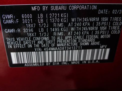 New 2026 Subaru Ascent Premium image 45