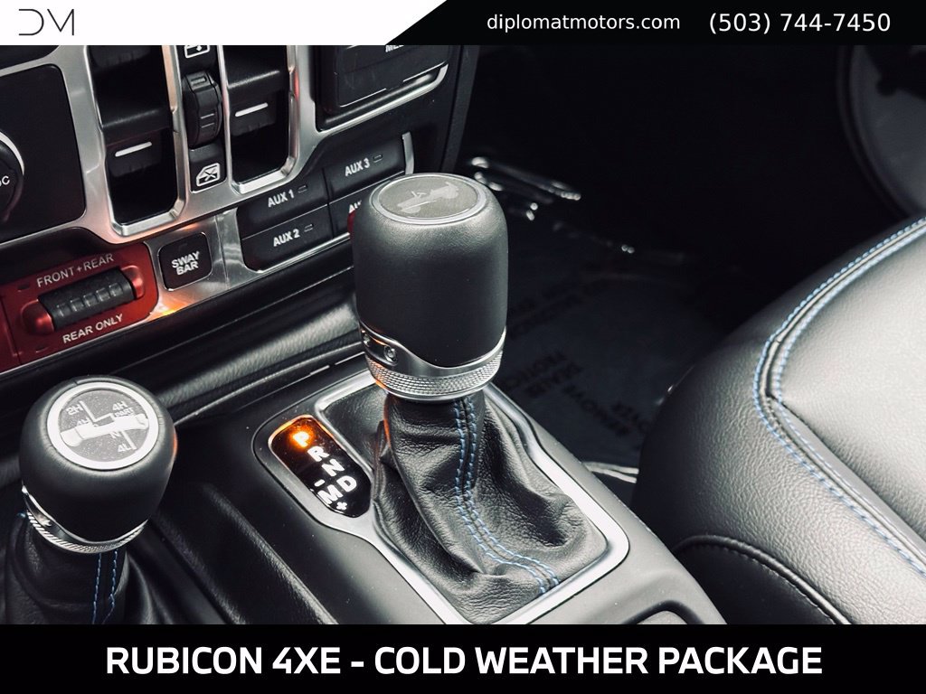 Used 2023 Jeep Wrangler Unlimited Rubicon 4xe w/ Cold Weather Group AWD/4WD image 37
