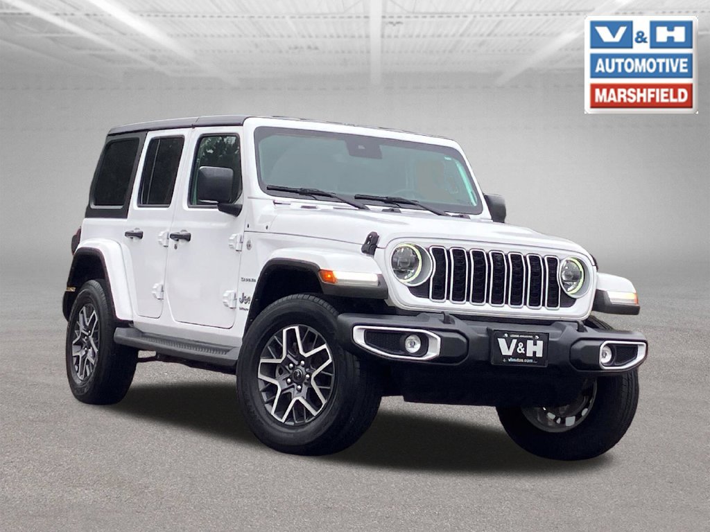 Used 2024 Jeep Wrangler Unlimited Sahara w/ Technology Group AWD/4WD 360° Tour