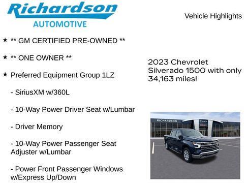 Used 2023 Chevrolet Silverado 1500 LTZ w/ LTZ Premium Package image 11