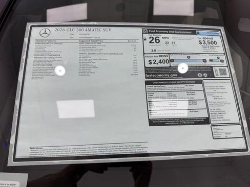 New 2026 Mercedes-Benz GLC 300 GLC 300 image 4