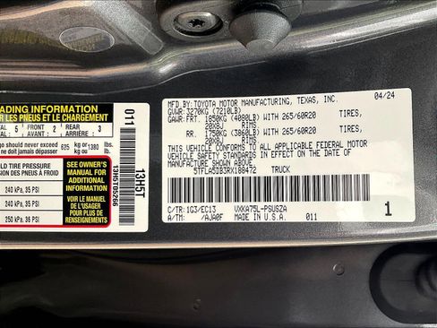 Used 2024 Toyota Tundra SR5 w/ TRD Sport Premium Package AWD/4WD image 20